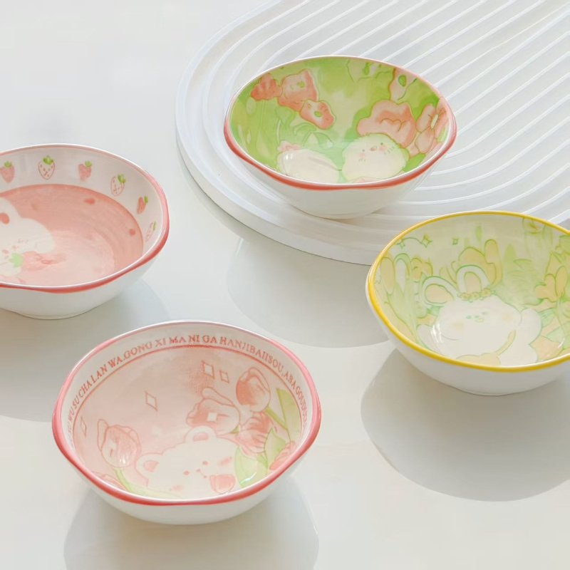 4Pcs Cute Rabbit and Bird Tast - đánh giá và giá Sauce Dipping Cup