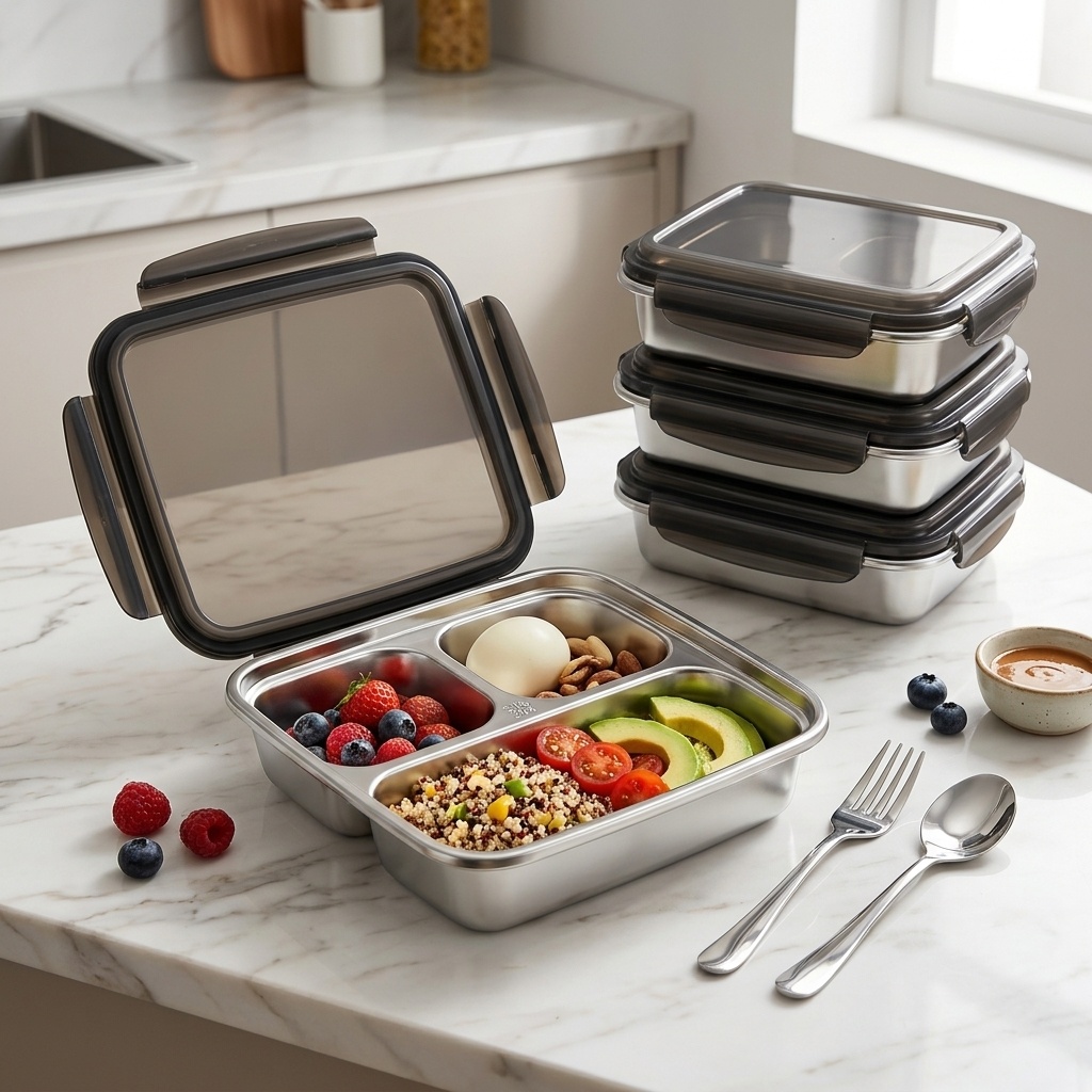 Large Capacity Lunch Container - đánh giá và giá Meal Prep Bowl