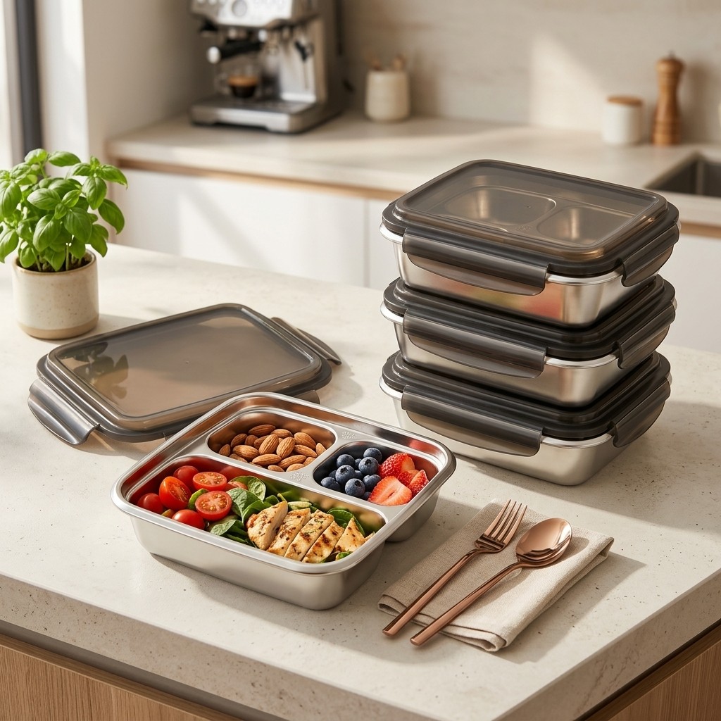 Large Capacity Lunch Container - đánh giá và giá Meal Prep Bowl