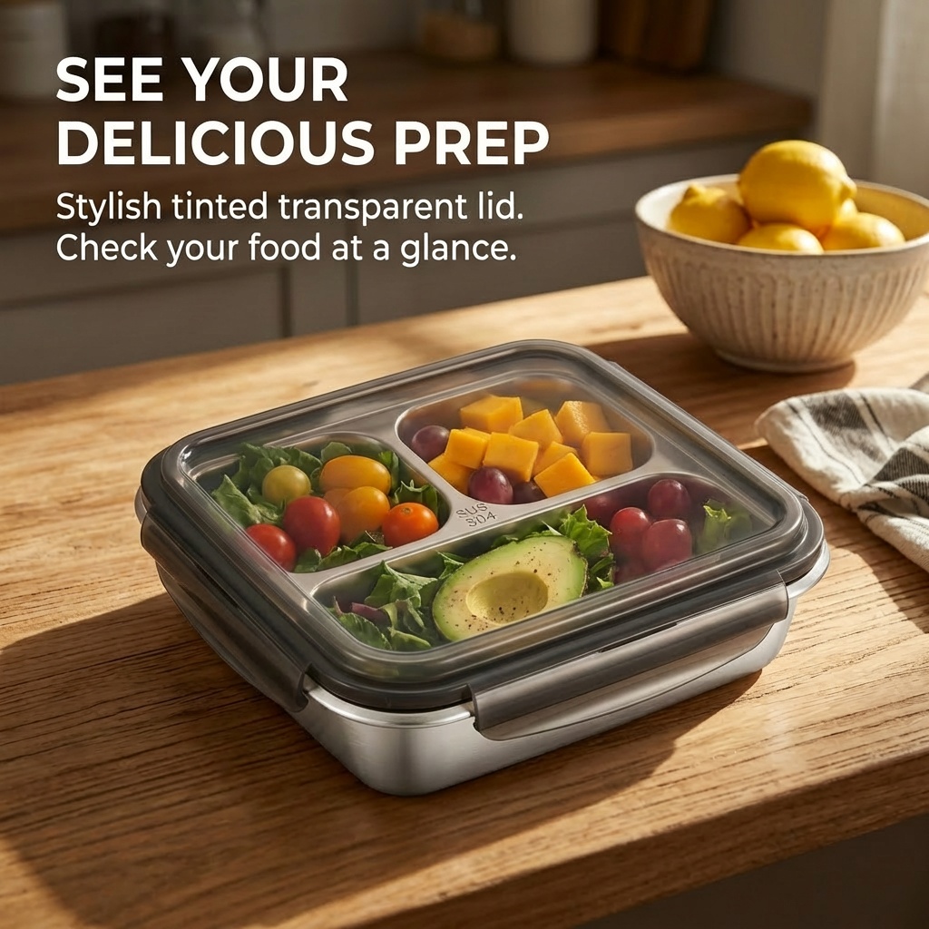 Large Capacity Lunch Container - đánh giá và giá Meal Prep Bowl