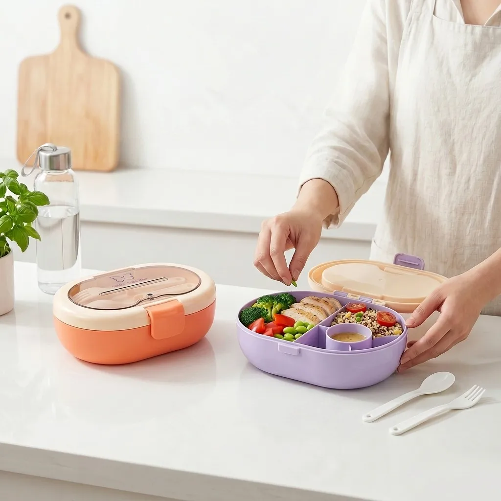 Portable Plastic Bento Lunch B - đánh giá và giá Meal Prep Or Prep Meal