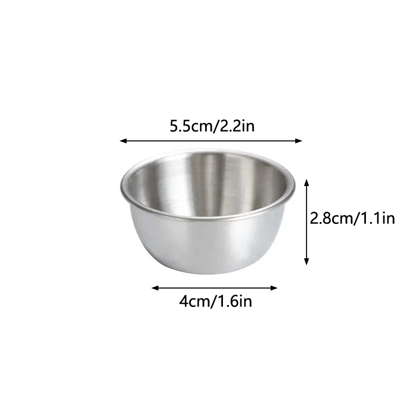 △ 304 Stainless Steel Small Se - đánh giá và giá Sauce Dipping Cup