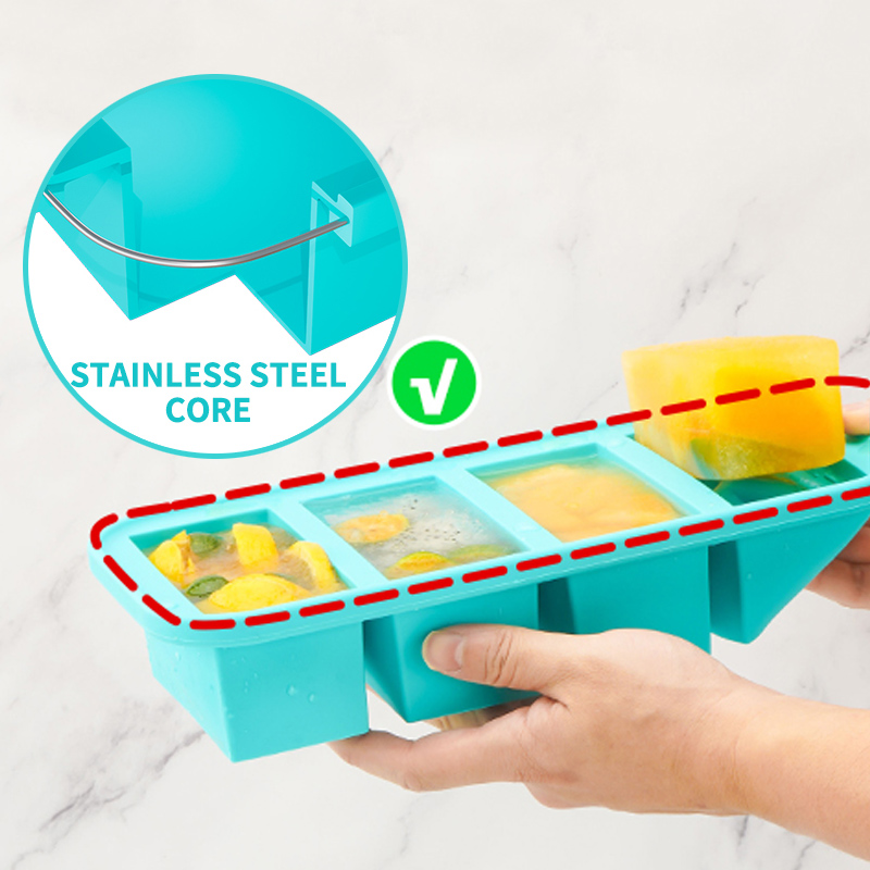 4 Covered Silicone Freezer Mol - đánh giá và giá Meal Prep Template