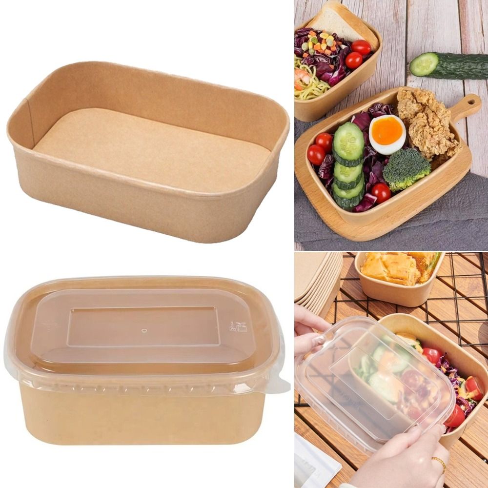 10PCS/Set Square Disposable Lu - đánh giá và giá Meal Prep Bowl